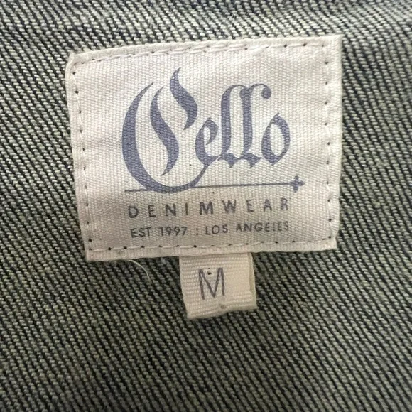 Cello Denimwear Denim Jacket Size M Women NWOT - Picture 9 of 10